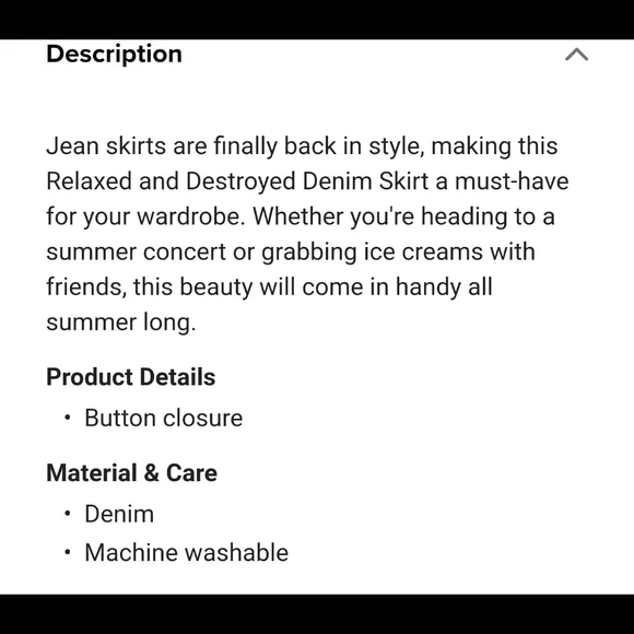 We The Free People destroyed distressed Shredded denim jean mini skirt NWT 26 - Picture 9 of 9